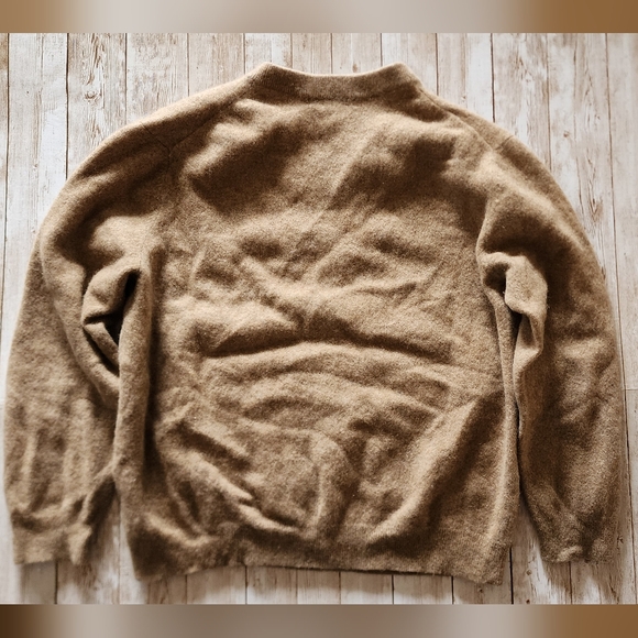 Turnbury 100% cashmere sweater womens Large tan - Picture 2 of 5